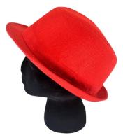 Chapéu Vermelho Com Aba Curta comprar usado  Brasil 