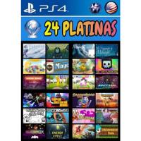 24 Troféus Platina Jogo Playstation 4 Ps4 Psn Eua + Brinde, usado comprar usado  Brasil 