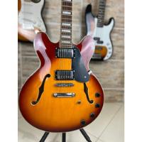 Usado, Guitarra Semi Acústica Giannini Diamond Golden Modelo Rs320 comprar usado  Brasil 