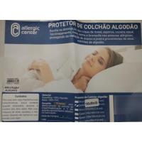 Capa Colchão Solteiro Allergic Center 100 Algodão comprar usado  Brasil 