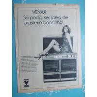 Usado, Propaganda Vintage - Venax Fogões. Só Podia Ser Ideia De Bra comprar usado  Brasil 