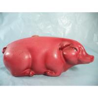 Molheira Em Porcelana, Figura De Porco Com Colher   C34 comprar usado  Brasil 