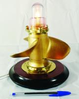 Luminária Abajur Arandela Hélice Duralumínio Náutica Bronze comprar usado  Brasil 