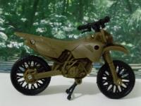 Brinquedo Miniatura Moto De Plastico Verde Exército 11cm, usado comprar usado  Brasil 