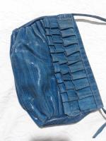 Bolsa Transversal Ou Clutch Couro Azul Turquesa 25cm 9fotos comprar usado  Brasil 