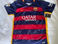 Camisa Barcelona Mundial Fifa Autografada Elenco 2015 Messi comprar usado  Brasil 