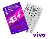 Usado, Chip Vivo 4g 3x1 Escolha Ddd (postagem Em 24hrs) comprar usado  Brasil 