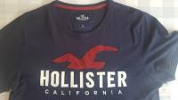 Camiseta Hollister Original Importada Azul Marinho Tamanho M comprar usado  Brasil 