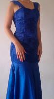 Vestido De Festa Azul Royal Madrinha Festa , usado comprar usado  Brasil 