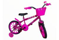 Bicicleta Infantil Aro 16 Menina Com Rodinhas Lateral, Cesta comprar usado  Brasil 
