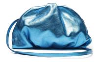 Usado, Bolsa Schutz Maxi Clutch Avril Metalizada Azul comprar usado  Brasil 