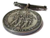 Usado, Medalha Canadá 2ª Guerra Serviço Voluntário Prata Esterlina comprar usado  Brasil 