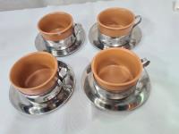 4 Xícaras Chá Viel Anos 80 comprar usado  Brasil 