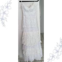 Vestido Noiva Estilo Espanhola Branco, usado comprar usado  Brasil 