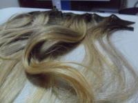 Usado, Cabelo Humano Loiro Mechado 120g 40cm Mega Hair Tela Adesiva comprar usado  Brasil 
