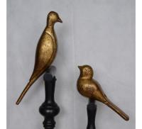 12025 Par De Exóticos Pássaros Decorativos Madeira comprar usado  Brasil 
