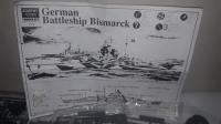Miniatura De Navio German Battleship Bismarck -ler Descrição comprar usado  Brasil 