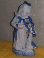 Estatueta Menina De Porcelana comprar usado  Brasil 