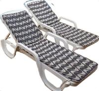 Usado, Duas Espreguiçadeiras Piscina Com Acolchoado Cadeira comprar usado  Brasil 