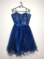 vestido azul royal comprar usado  Brasil 