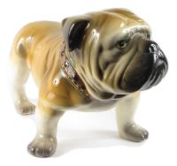 Estátua Estatueta Miniatura Bulldog Vintage Cerâmica Usado, usado comprar usado  Brasil 