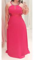 vestido plus size rosa comprar usado  Brasil 