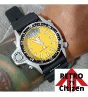 Relógio Citizen Aqualand C022 Amarelo Anos 80 Raro , usado comprar usado  Brasil 