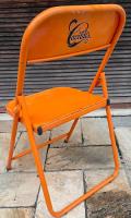 Usado, Cadeira Dobrável Cacildis Usado Bar Ferro Litografada Antiga comprar usado  Brasil 