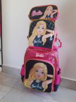 Kit Bolsa Rodinha Escolar Barbie , usado comprar usado  Brasil 
