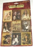 Piratas Caribe 9 Ímãs Geladeira Cartela Lacrada Jack Sparrow, usado comprar usado  Brasil 