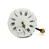 Máquina Relógio De Porcelana Branca Números Romanos J22371 comprar usado  Brasil 