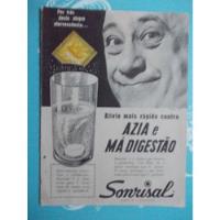 Propaganda Vintage - Sonrisal Azia../ Tapêtes Tabacow Textil comprar usado  Brasil 