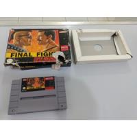 Final Fight Super Nintendo Snes Na Caixa Original Usado Nf-e comprar usado  Brasil 
