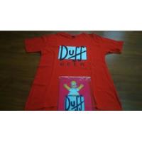 Usado, Kit Duff Camiseta Gg E Poster / Moldura 20 Por 28cm Usadas comprar usado  Brasil 