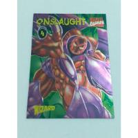 X-men Card Onslaught #4 Wizard Chromium 1996 Embossed Fleer, usado comprar usado  Brasil 