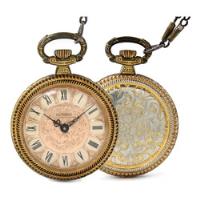 Relógio De Bolso Classic Aço Dourado Números Romanos J23106 comprar usado  Brasil 