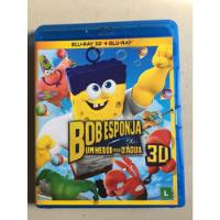Blu-ray 2d+3d Original Bob Esponja Um Herói Fora D'água, usado comprar usado  Brasil 