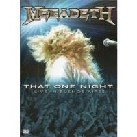 Dvd Megadeth - That One Night Live In Buenos Aires comprar usado  Brasil 