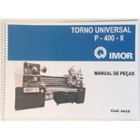 Manual Do Torno Universal P-400- I I comprar usado  Brasil 