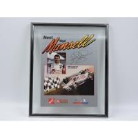 Quadro Autografado Nigel Mansell Piloto Formula 1 E Indy comprar usado  Brasil 