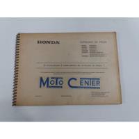 Catálogo De Peças Honda Cb450 E  C Dx Tr Np comprar usado  Brasil 