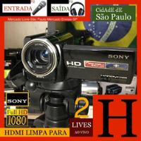 Filmadora Full Hd Câmera Sony Hdr- Xr260 Hdmi Limpa Live comprar usado  Brasil 