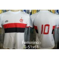 Usado, Camisa Flamengo Olympikus Anos 2000 Reserva Feminino #10 comprar usado  Brasil 
