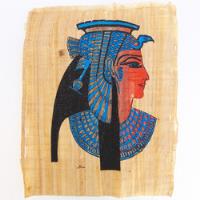 Pintura Egípcia Busto De Faraó Egípcio Papiro Tema Faraônico comprar usado  Brasil 