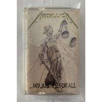 Usado, Fita K7 Cassette Metallica And Justice For All (1988) Raro!! comprar usado  Brasil 