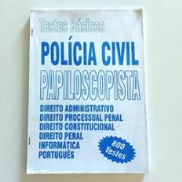 Apostila 800 Testes Básicos Polícia Civil Papiloscopista S2 comprar usado  Brasil 