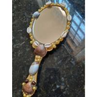 Espelho De Mão Mamãe Oxum Osun Abebe Dourado  comprar usado  Brasil 