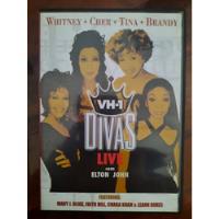 Dvd Divas Live Com Elton John Vh-1 Cher Tina Brandy Semi Nov comprar usado  Brasil 