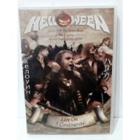  Dvd Original Helloween Live On 3 Continents comprar usado  Brasil 