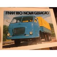 Folder Prospecto Antigo Caminhão Fnm Alfa Romeo Fiat 180. comprar usado  Brasil 